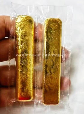 黄铜装饰摆设仿原料光面金条