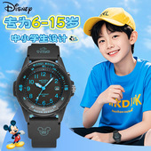 迪士尼儿童手表男生防水男童小学生男孩只看时间初中生中学电子表