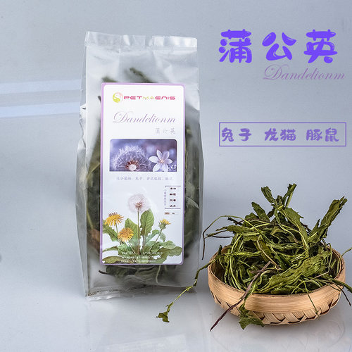 蒲公英草药兔子荷兰猪豚鼠兔草干草小宠物蒲公英龙猫蒲公英草20g