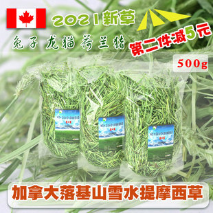 进口加拿大提草 提摩西草 兔子龙猫主草 豚鼠干草 雪水提草 500克