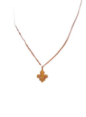 秋冬千金链贵气鸢尾花感中少女吊坠项链爆款古风小红书拉丝锁骨