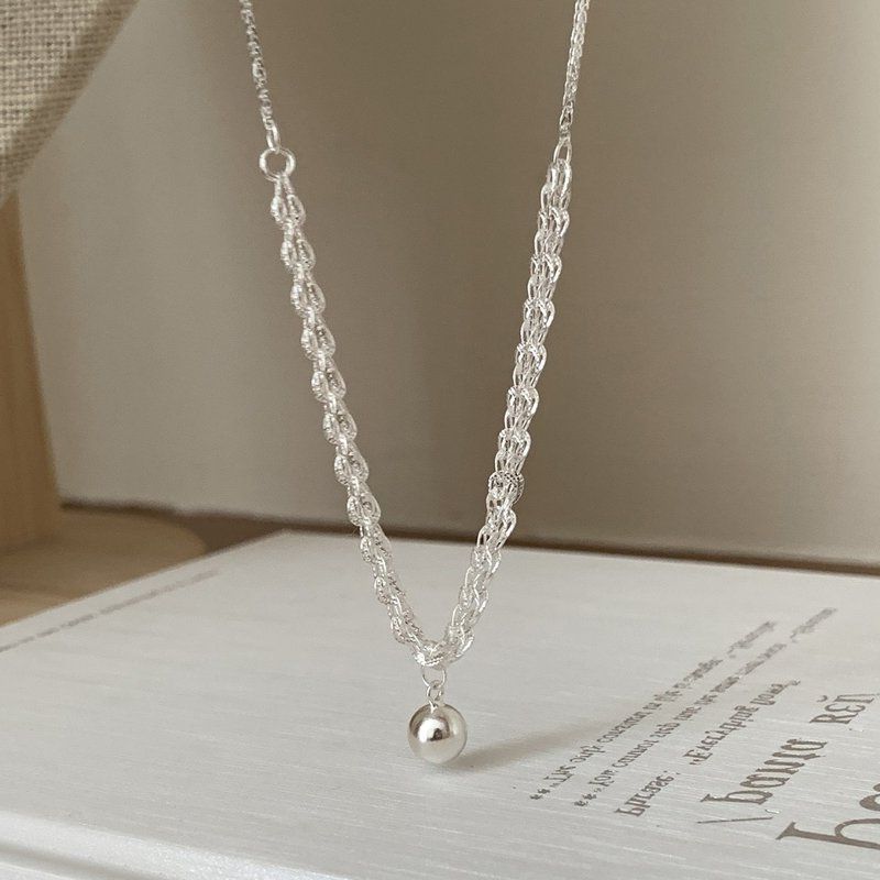 配饰锁骨链首饰珍珠高级感轻奢小众项坠装饰毛衣锁骨基础链通勤小