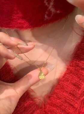 蛋糕代发款小众风微笑新年国潮