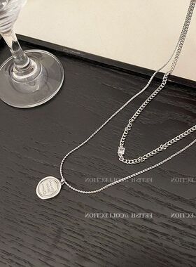 吊牌颈链新款毛衣链项链批发冷淡