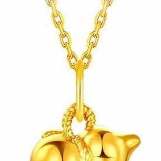 中国风链项链新款黄金色锁骨葫芦吊坠小年2023福禄