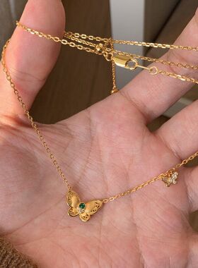 高级感拉丝爆款镂空蝴蝶小红书