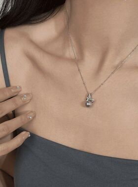 丝带艾瑞雅珍珠少女高级感气质