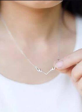 光面饰品批发简约时尚项链圣诞