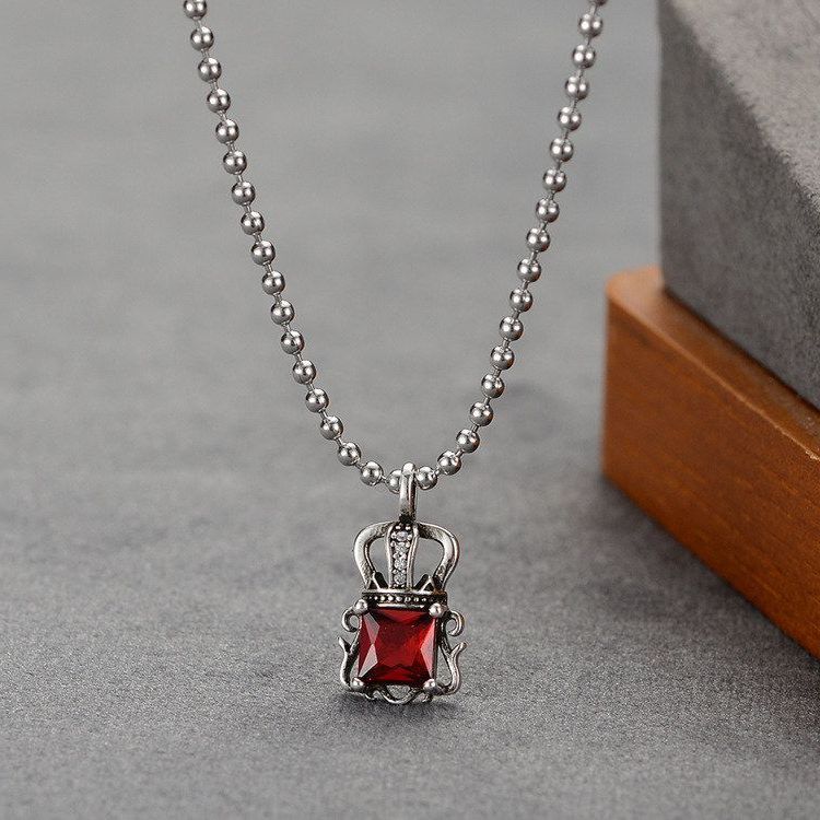 链项链女纯银999配饰锁骨链首饰珍珠高级感轻奢小众项坠装饰毛衣