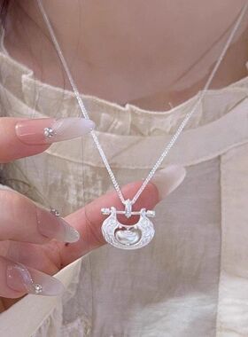 项链毛衣链锁国风平安古法元宝