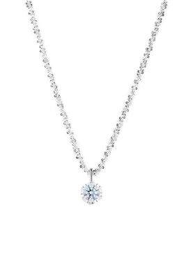 项链优雅锁骨气质白色年2024女