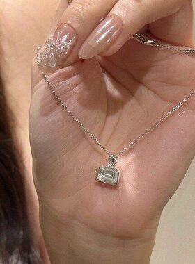 项链镀金新款钻轻奢锁骨批发女