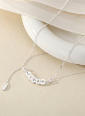 流苏链网项链民族风红ins女轻奢