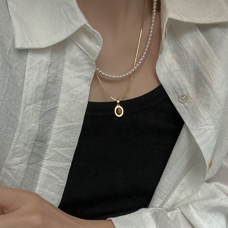 冬项链女纯银999配饰锁骨链首饰