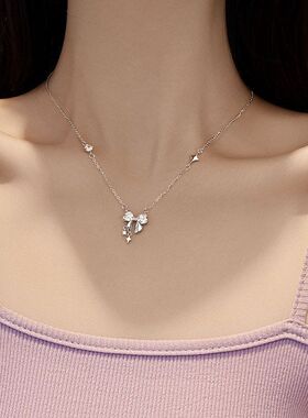 项链女昼夜星光设计高级感星星