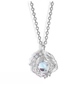 项链钛网红钢奢小众饰品锁骨锆石