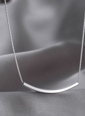 链日小众设计感韩女款简约微笑