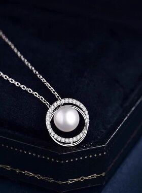 时尚项链网红锆石乌斯锁骨莫比