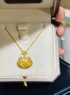 平安新款锁骨喜庆链锁镀金批发