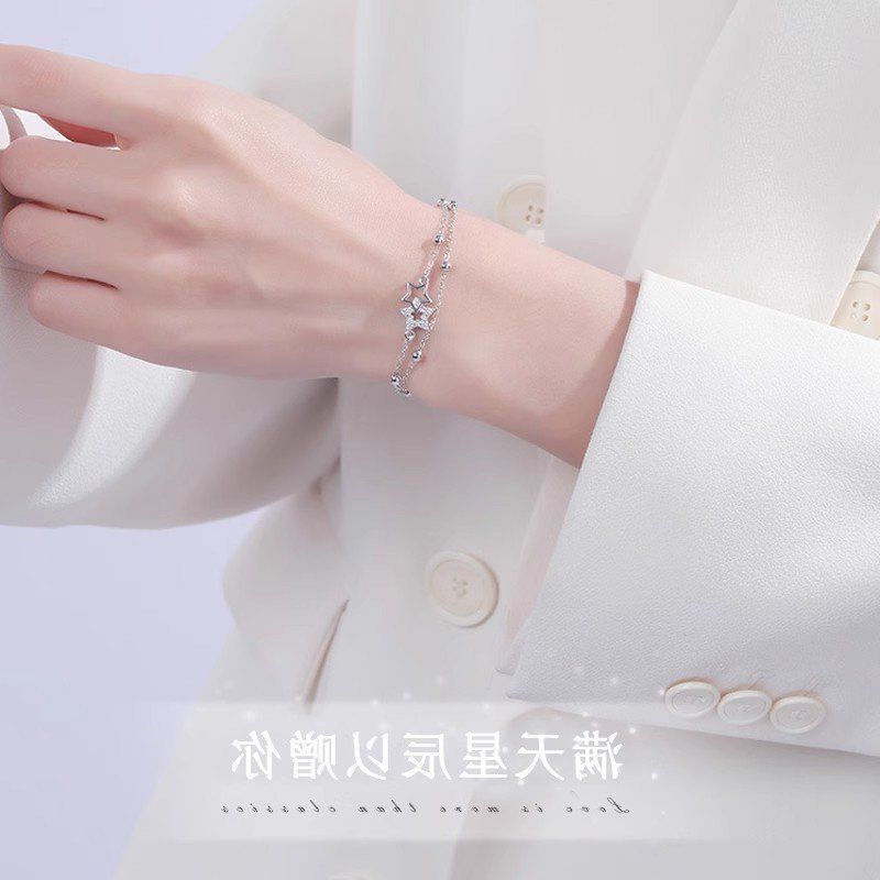 品项链女纯银999配饰锁骨链首饰