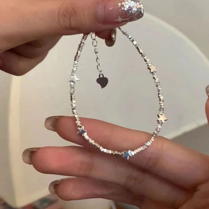 款项链女纯银999配饰锁骨链首饰珍珠高级感轻奢小众项坠装饰毛衣