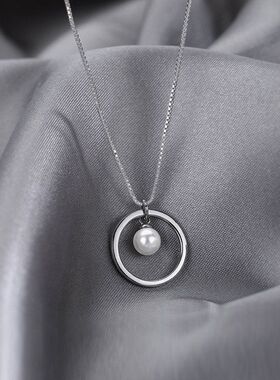 锁骨链气质年简约女新潮珍珠项链