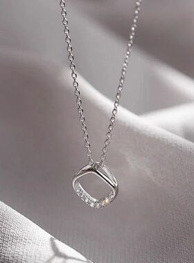 秋冬小众女设计感锁骨链潮颈链