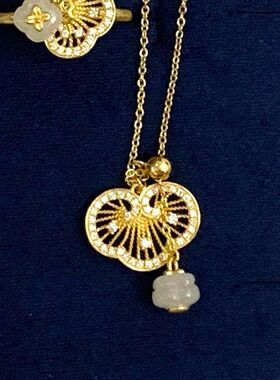 新款花丝颈链如意轻奢系列2025