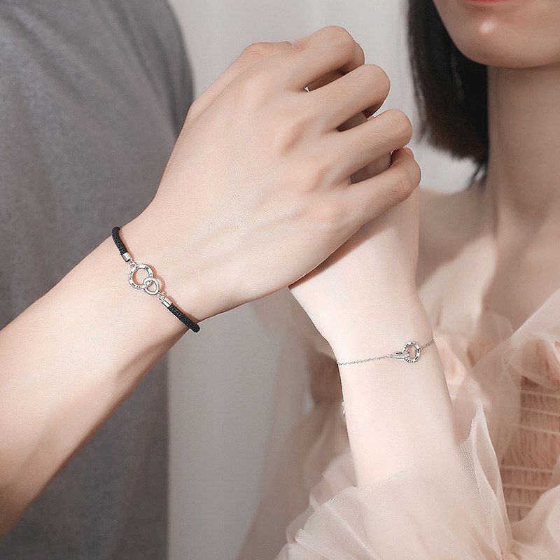 织项链女纯银999配饰锁骨链首饰