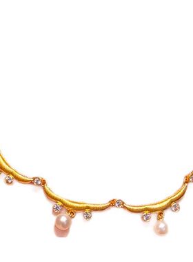 女时尚同款轻奢风镀金精致项链