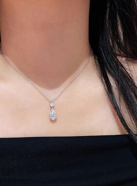 ar小红书精致级项链女一滴简约