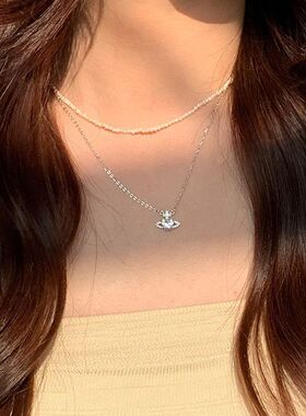 批发ins链吊坠小众时尚锆石精致