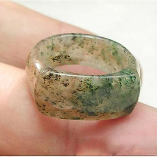 独玉戒指男女南阳独山玉指环天然玉石冰绿白酱紫老料A货独玉原石