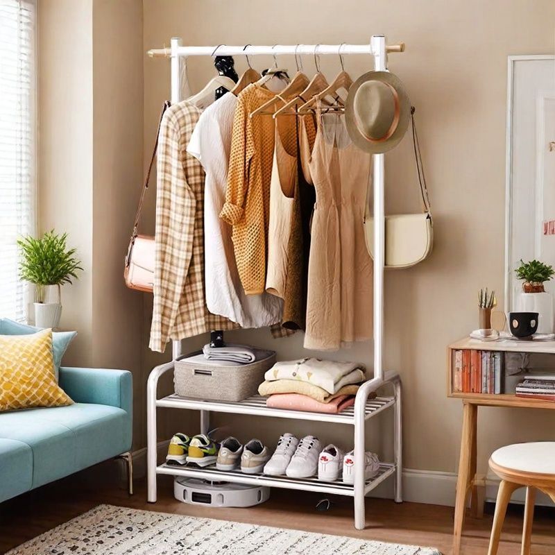 小户型落地衣帽架收纳架