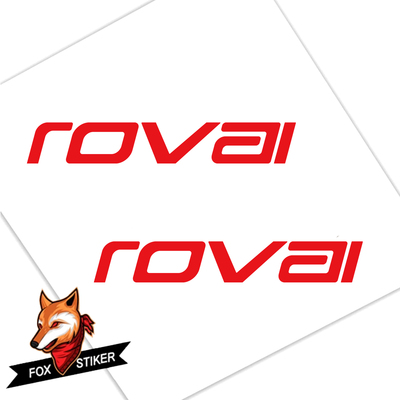 适用于闪电ROVAL RAPIDE一体把把横roval logo改色覆盖贴纸