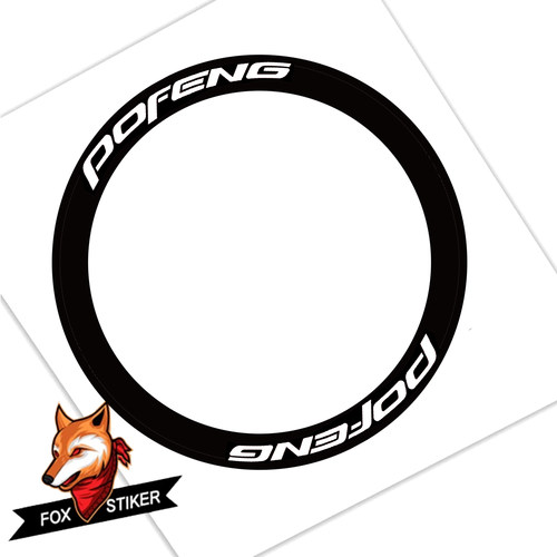 适用于破风POFENG轮组贴纸公路车轮圈原标1:1改色贴纸DIY定制