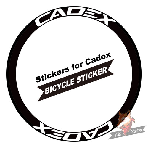 自行车改装品牌 CADEX 轻量化装饰贴纸多种尺寸防水防晒多色可选