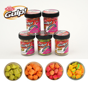 Berkley贝克力颗粒饵块GULP诱鱼剂浮水饵路亚假饵黑坑鳟鱼咬铅钓