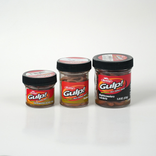 贝克力Berkley蚯蚓魔力虫Gulp活能饵诱鱼400倍鲳鱼鲶鱼鲈鱼猪大肠