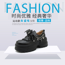 2025新款洛丽塔鞋lolita女鞋百搭lo鞋学院风运动蝙蝠日系厚底漫展