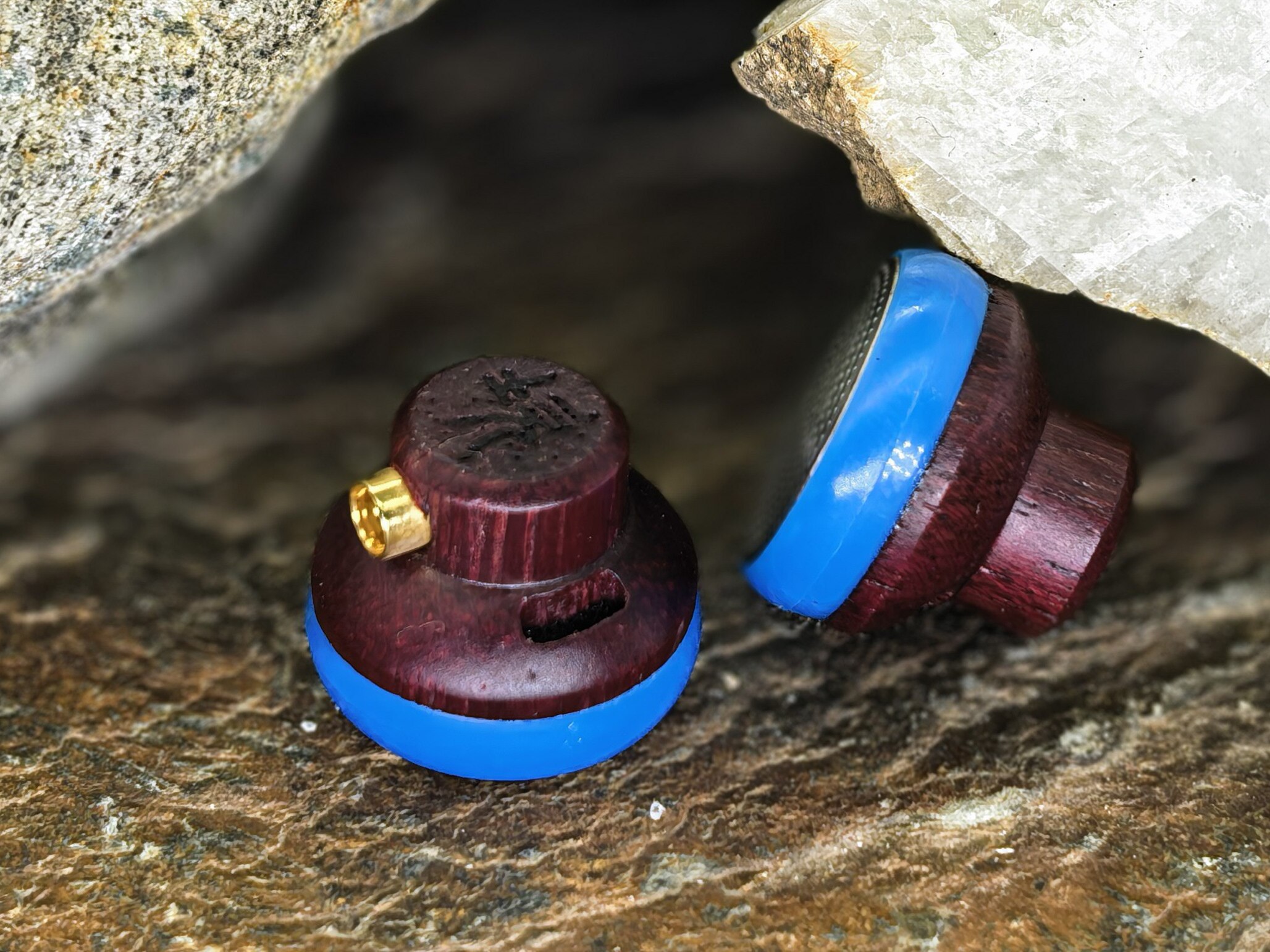 升级款15.4mm实木DIY耳机外壳壳定制平头塞纯木头壳