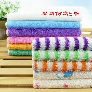 10条竹纤维洗不易沾油洗碗布巾去油抹布厨房清洁巾双层加厚纯竹