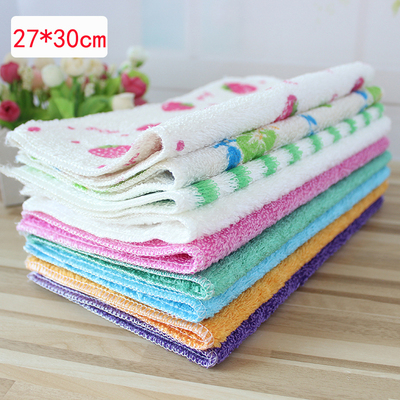 南竹大号双层加厚30cm洗碗布巾