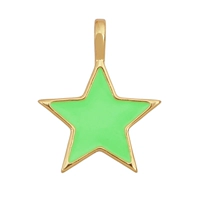 Прозрачный L19 (пятиугольная звезда, зеленый)