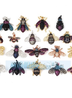 虫子来啦欧美流行项坠萤火虫瓢虫