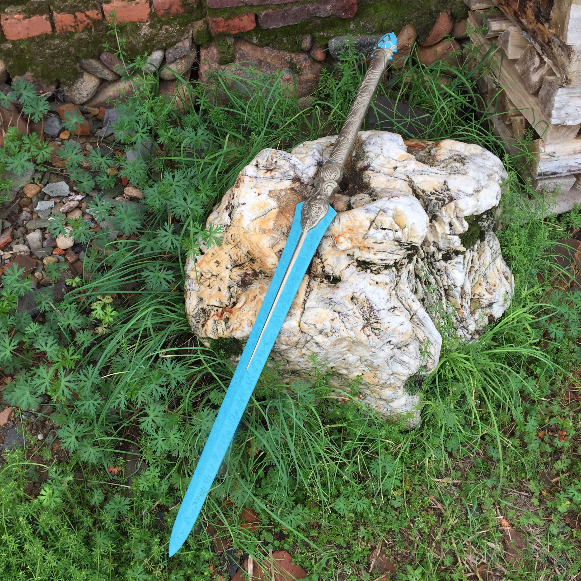 木剑三生三世十里桃花东华帝君苍何剑1比1动漫武COS道具一体手工