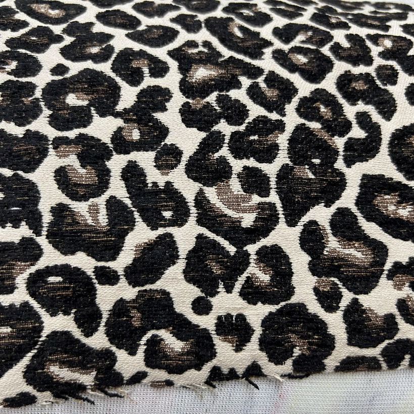 豹纹织锦面料春秋抱枕包裙外套