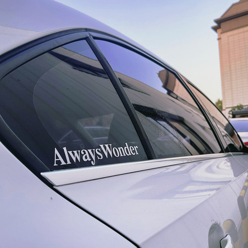 alwayswonder车贴三角窗装饰