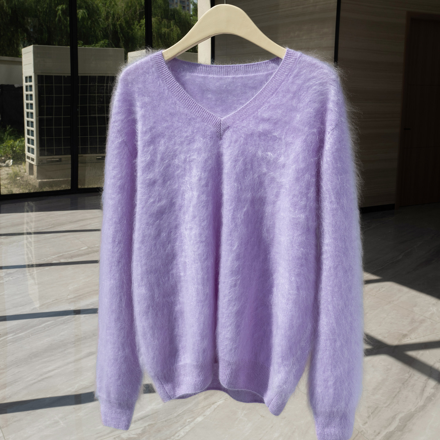 秋冬基础款V领拉绒羊绒衫女100%山羊绒针织打底衫长袖保暖毛衣,女装/女士精品,羊绒衫,淘宝优惠券,粉丝福利购,淘宝优惠卷