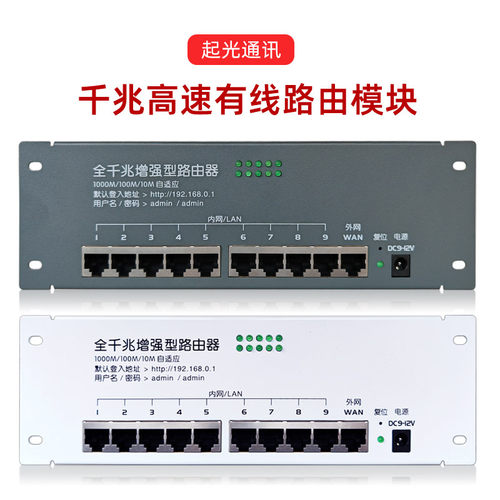 千兆高速起光通讯路由器模块
